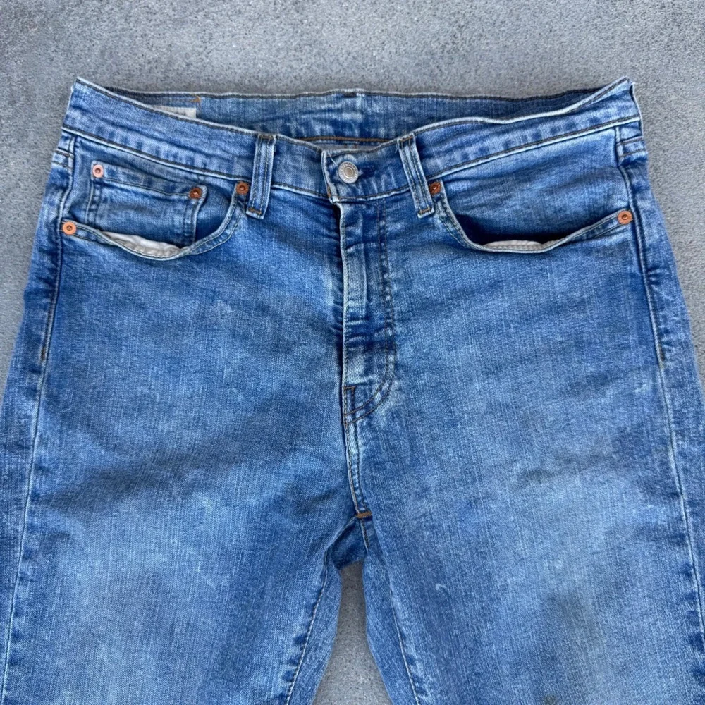 Levi's Premium 514 Straight Fit Mens Jeans Blue WaterLess 34x30
